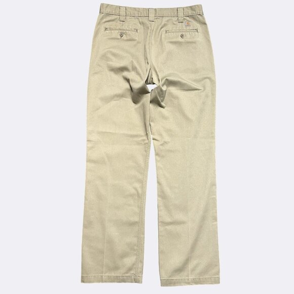 Carhartt Twill Work Pants B290 Size 34x34 Khakis Tan Workwear Wrinkle Resistant - Picture 5 of 11